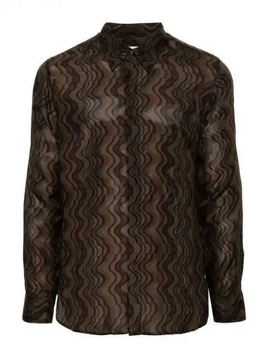 All over pattern silk shirt 271080 - DRIES VAN NOTEN - BALAAN 1