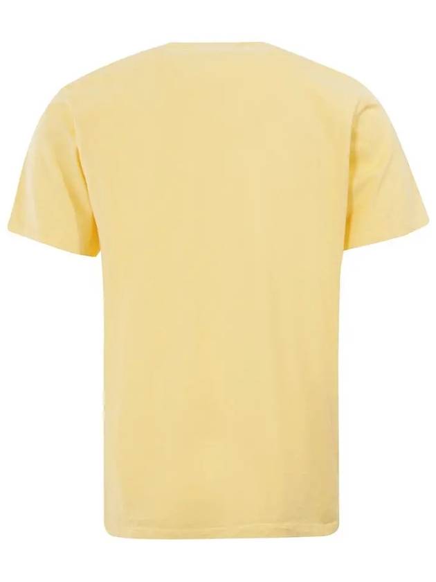 Grey Fox Head Patch Classic Short Sleeve T-Shirt Pale Orange - MAISON KITSUNE - BALAAN 4