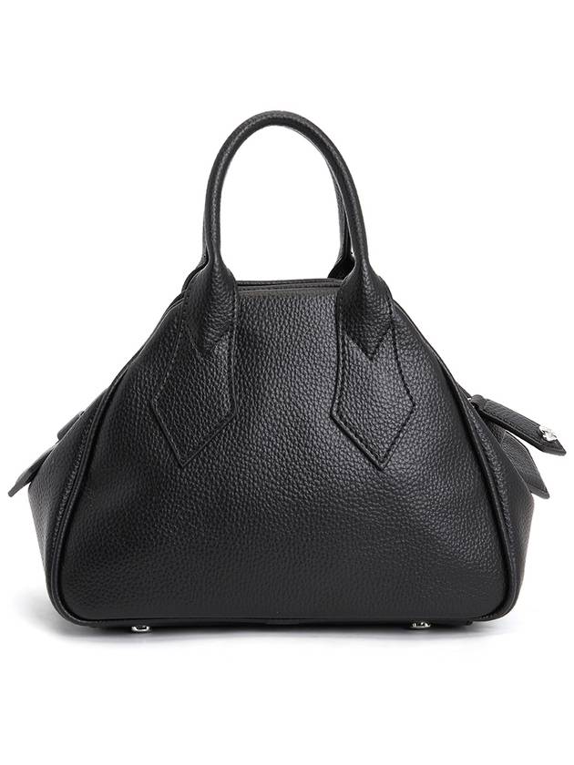 Yasmine Small Tote Bag Black - VIVIENNE WESTWOOD - BALAAN 4