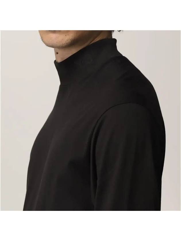 Y3 logo mockneck long sleeve tshirt - YOHJI YAMAMOTO - BALAAN 2