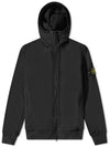 Wappen Patch Soft Shell Hooded Jacket Black - STONE ISLAND - BALAAN 2