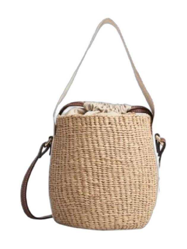 small woody logo bucket bag beige - CHLOE - BALAAN 4