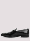 Double T Leather Loafers Black - TOD'S - BALAAN 5