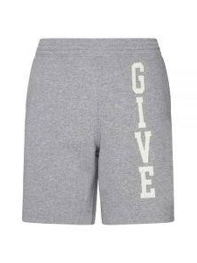 College Bermuda Cotton Shorts Grey - GIVENCHY - BALAAN 2