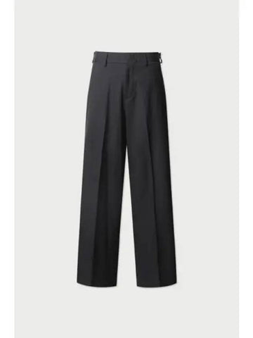 WOOL blended leg loom Bijo pants black - IRO - BALAAN 1