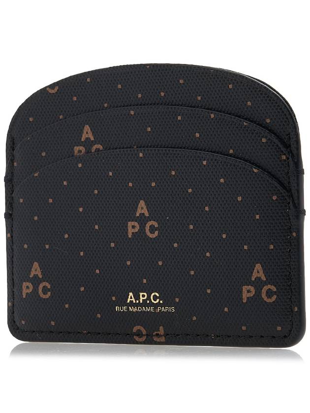 Demi Lune Card Wallet Black - A.P.C. - BALAAN 3