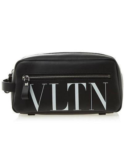 Wash Medium Pouch Bag Black - VALENTINO - BALAAN 2