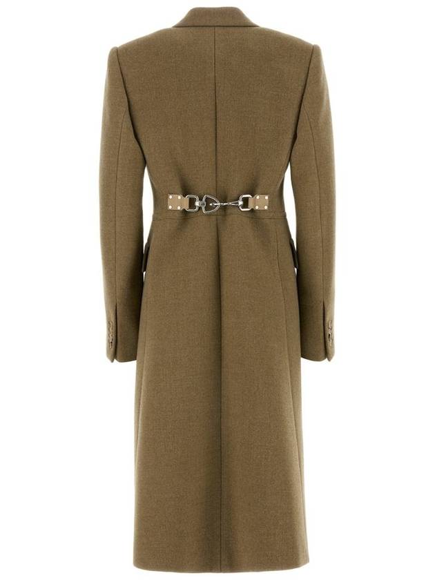 Tailored Wool Single Coat Straw - BURBERRY - BALAAN 3