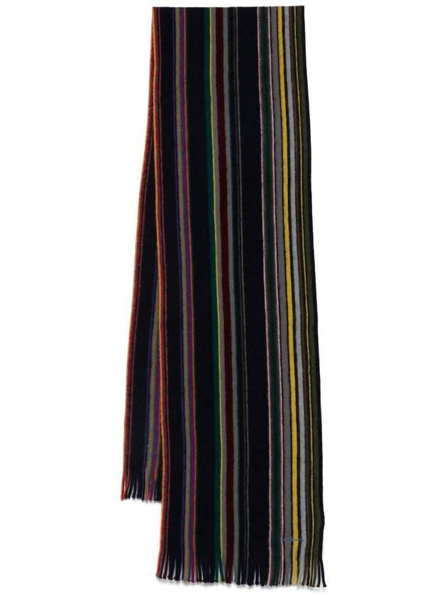 Darcie striped merino-wool scarf - PAUL SMITH - BALAAN 1