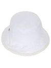 Quilted Bookle Bucket Hat 8643LXAHWHITE - BLACK&WHITE - BALAAN 3