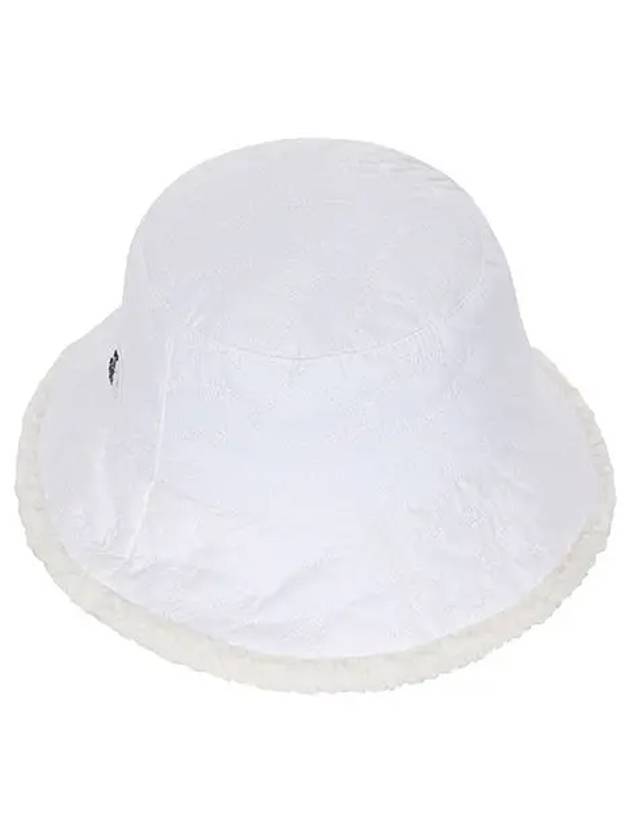 Quilted Bookle Bucket Hat 8643LXAHWHITE - BLACK&WHITE - BALAAN 3