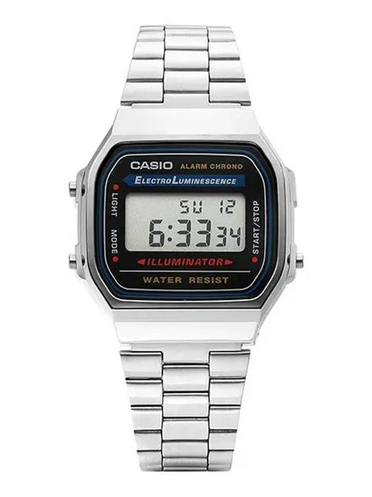 A168WA 1WDF Square Square Vintage Digital Metal Watch - CASIO - BALAAN 1