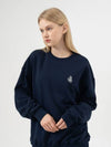 SYMBOL LOGO SWEATSHIRTS NAVY - POLYGRAM - BALAAN 4