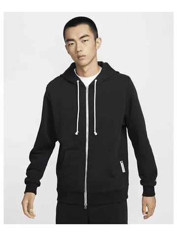 Standard Issue Men s Dry Fit Full Zip Basketball Hoodie Black Pale Ivory FZ0223 010 709049 - NIKE - BALAAN 1