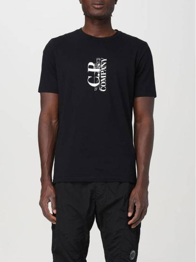 30/1 Jersey British Sailor Short Sleeve T-Shirt Black - CP COMPANY - BALAAN 2