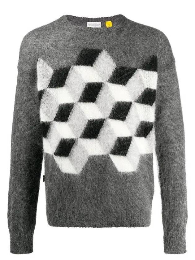 Knit Gray Men s 9C70200 A9486 987 - MONCLER - BALAAN 1