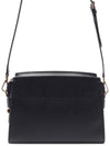 Saffiano Soft Leather Square Cross Bag Black - PRADA - BALAAN 5