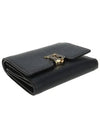 Monogram Motif Grainy Leather Folding Wallet Black - BURBERRY - BALAAN 6