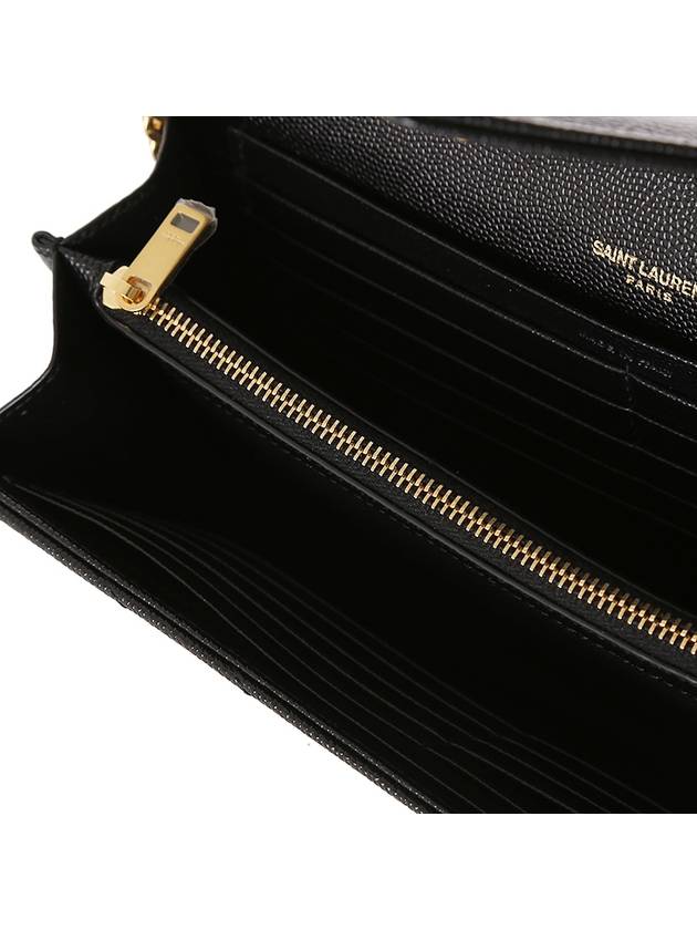 Monogram Matelasse Chain Shoulder Bag Black - SAINT LAURENT - BALAAN 6