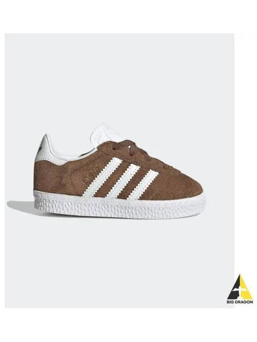 adidas KIDS Gazelle Comfort Closure Brown IH0360 - ADIDAS - BALAAN 1