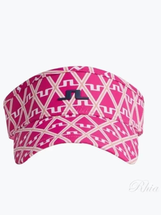 Hat Bonnie Print Visor GWAC09769 S193 Women's Bonnie Print Visor - J.LINDEBERG - BALAAN 2