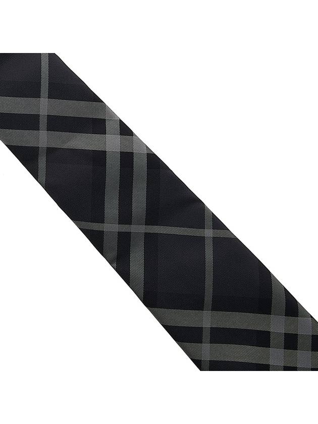 Classic Cut Vintage Check Silk Tie Grey - BURBERRY - BALAAN 9