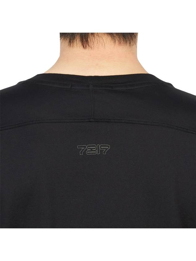 Shadow Project Logo Short Sleeve T-Shirt Black - STONE ISLAND - BALAAN 8