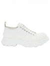 Tread Slick Canvas Low Top Sneakers White - ALEXANDER MCQUEEN - BALAAN 2