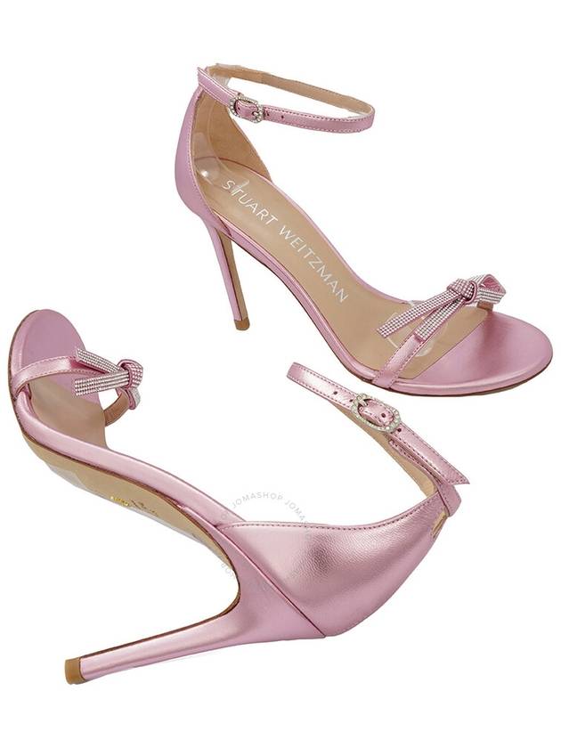 Stuart Weitzman Ladies Cotton Candy Nudist SW Bow 100 Sandals, Brand Size 35 ( US Size 4.5 ) - STUART WEITZMAN - BALAAN 2