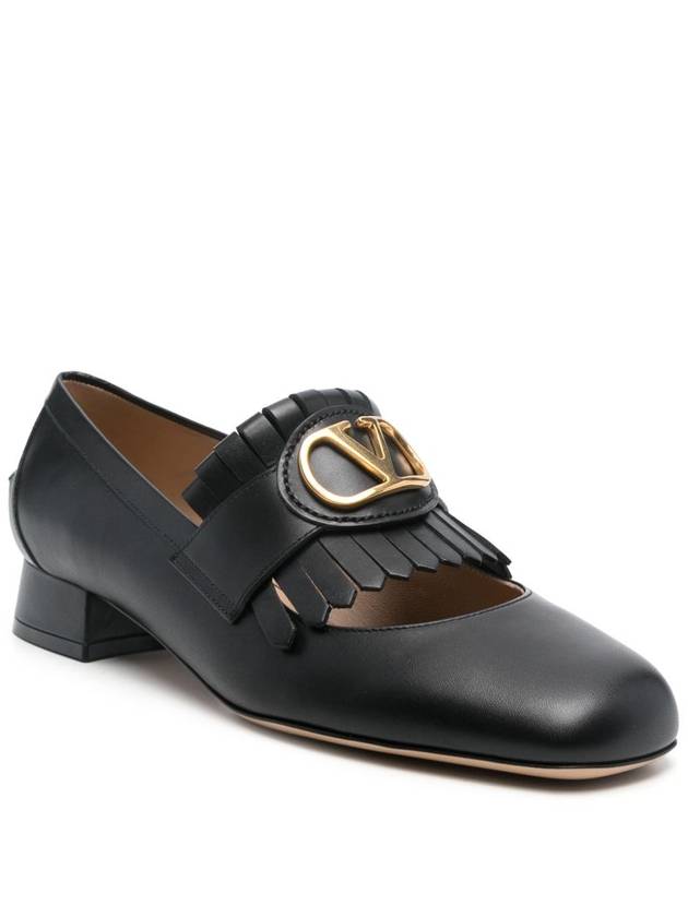 Valentino Garavani Flat shoes Black - VALENTINO - BALAAN 3