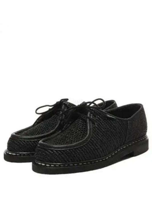 Michael H Raphia Derby Black - PARABOOT - BALAAN 2