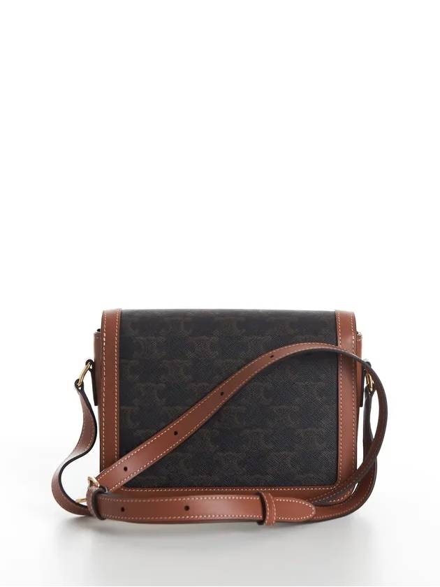 Teen Triomphe Canvas Cross Bag Tan - CELINE - BALAAN 5