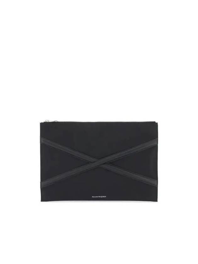 Harness Nylon Clutch Bag Black - ALEXANDER MCQUEEN - BALAAN 2