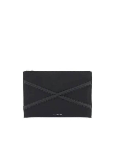 Harness Nylon Clutch Bag Black - ALEXANDER MCQUEEN - BALAAN 2