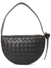 Intrecciato Sunrise Small Shoulder Bag Black - BOTTEGA VENETA - BALAAN 5