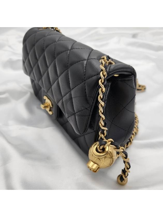 Classic New Mini Gold Ball Women s Cross Bag Black Lambskin AS1787 - CHANEL - BALAAN 5