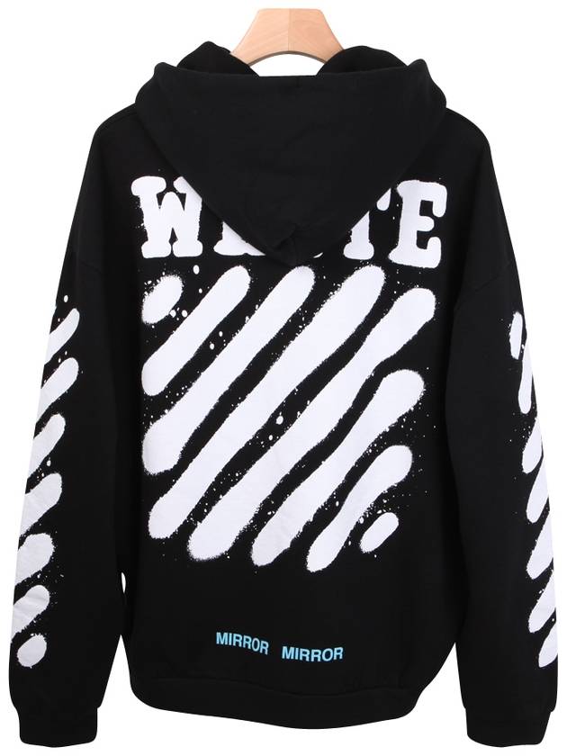 Men s Diagonal Spray Hood Black - OFF WHITE - BALAAN 8