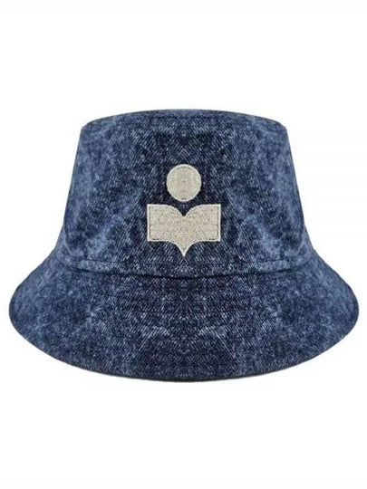 Haleyh Logo Bucket Hat Blue - ISABEL MARANT - BALAAN 2