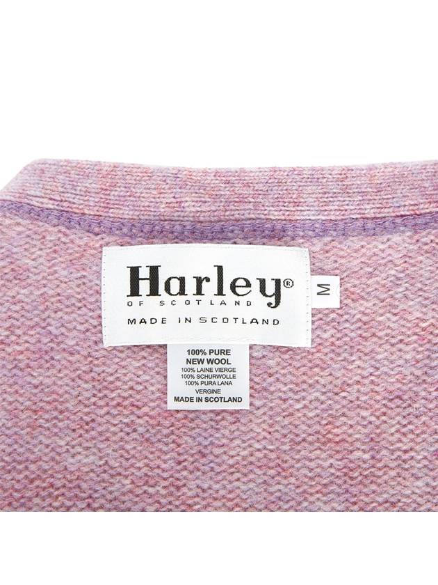 Men's Cardigan M3092 3V HEATHER ROSE - HARLEY OF SCOTLAND - BALAAN 7