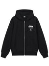 World Tour Hooded Zip Up 2023 2024 Black Women - STUSSY - BALAAN 2