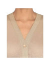 Lurex Details Cardigan Beige - FABIANA FILIPPI - BALAAN 6