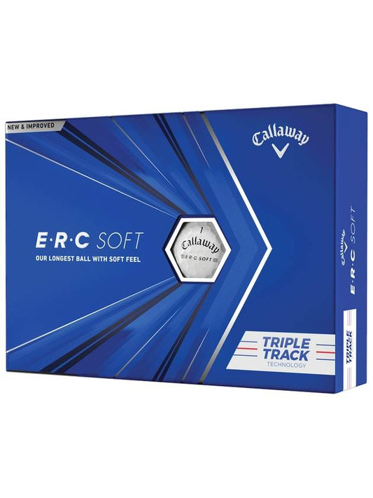 Callaway ERC Soft Triple Track Golf Ball White Golf Ball - CALLAWAY GOLF - BALAAN 1