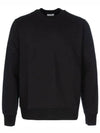 Classic Back Logo Cotton Sweatshirt Black - Y-3 - BALAAN 3