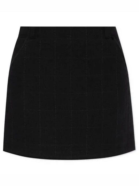 Women's Tweed A-Line Skirt Black - A.P.C. - BALAAN 2