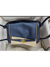 Lindy 26 Bleu de Prus Goldplated Lindy bag Clemence B engraved Bleu de Prus - HERMES - BALAAN 2