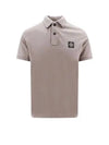 Pique Stretch Cotton Short Sleeve Polo Shirt Dove Grey - STONE ISLAND - BALAAN 2