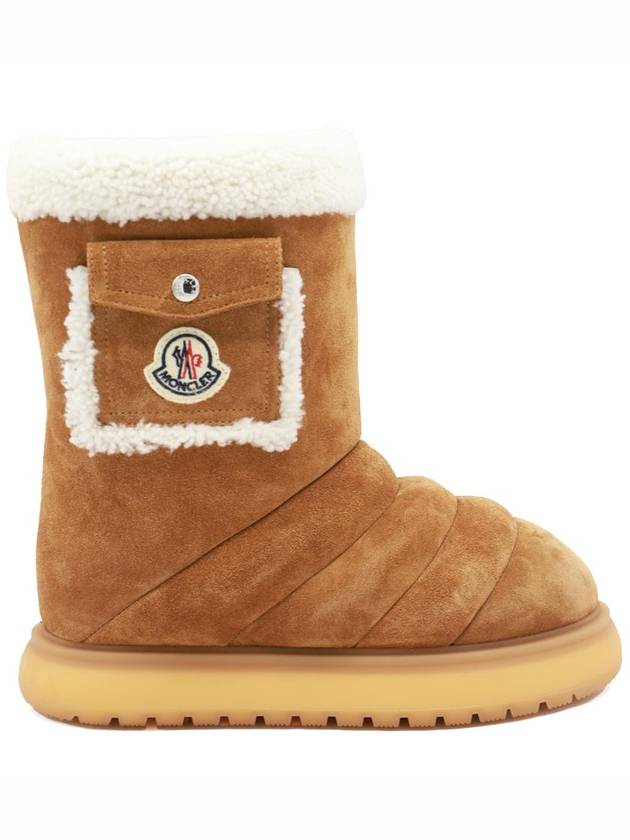 Gaia Pocket Mid Winter Boots Brown - MONCLER - BALAAN 1