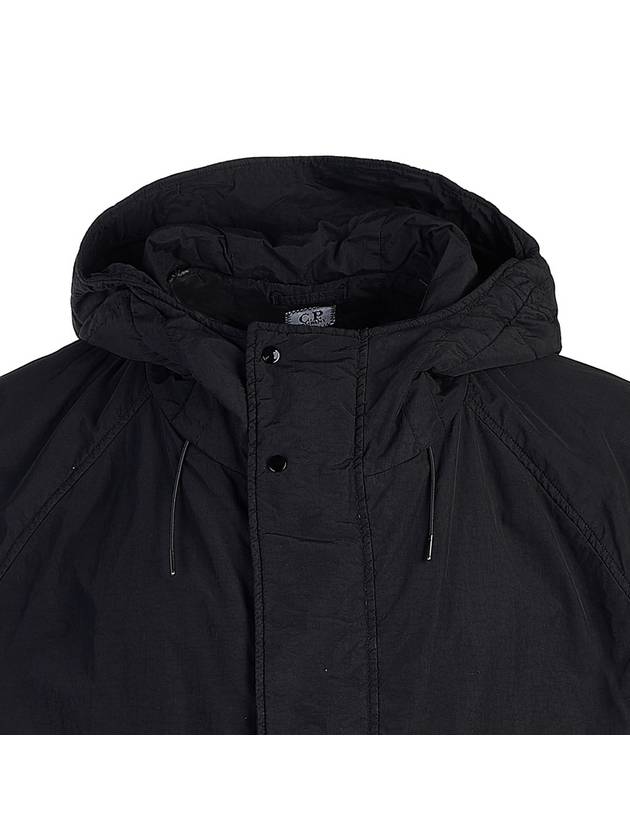 Lens Wappen Hooded Jacket Black - CP COMPANY - BALAAN 5