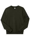 Light Fleece Sweatshirt Green - CP COMPANY - BALAAN 6