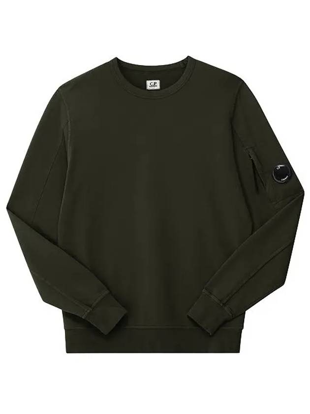 Light Fleece Sweatshirt Green - CP COMPANY - BALAAN 2